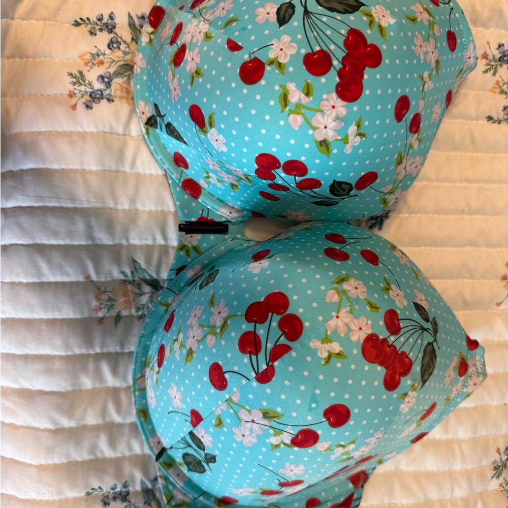 Torrid Aqua Mesh Bra